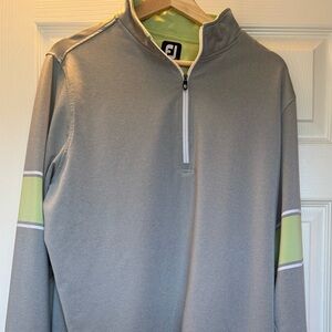 FootJoy FJ Men’s Golf Shirt 1/4 Zip Pullover Gray - Golf Season incoming!